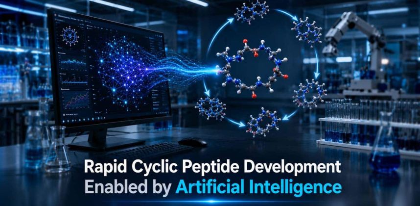 Rapid Cyclic Peptide Development Enabled by Artificial Intelligence